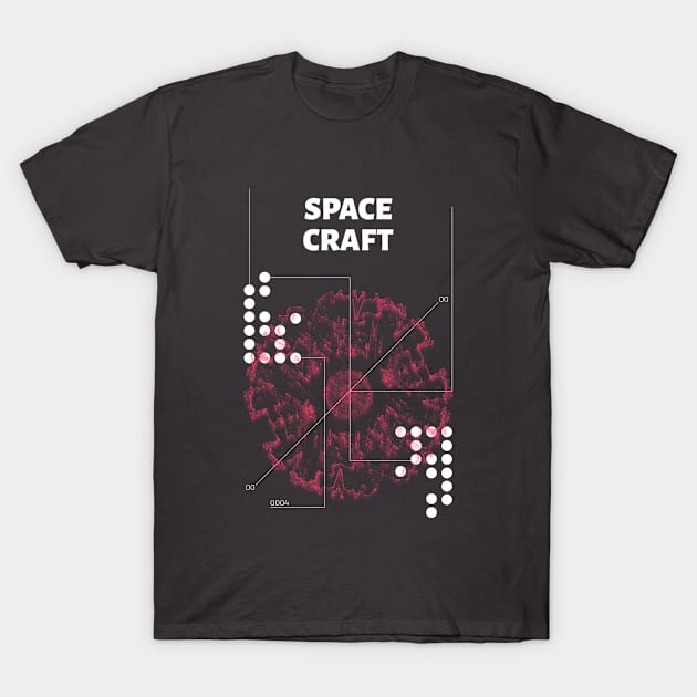 UFO Space Craft Design T-Shirt by New East 